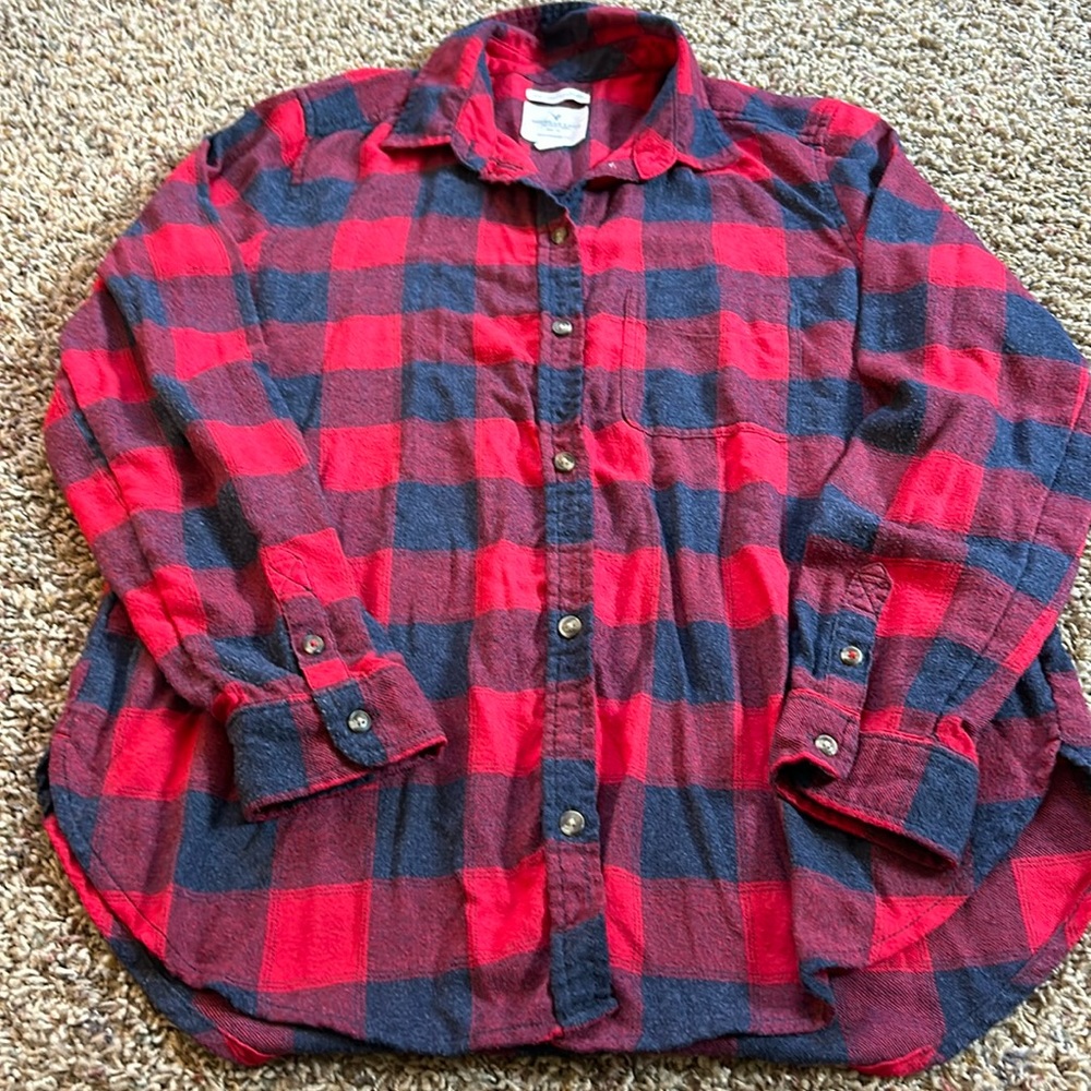Women’s ahh-mazingly soft meduim American Eagle boyfriend fit  flannel